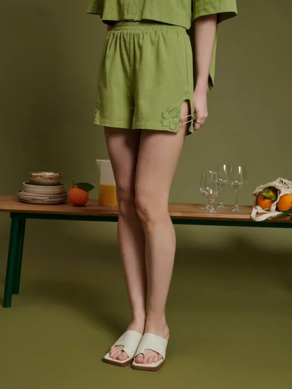 <b>Ghospell</b> Gina Cut Out Shorts sold by Sister Jane