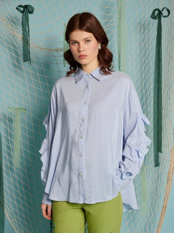 Sail Stripe Blouse sold by Sister Jane
