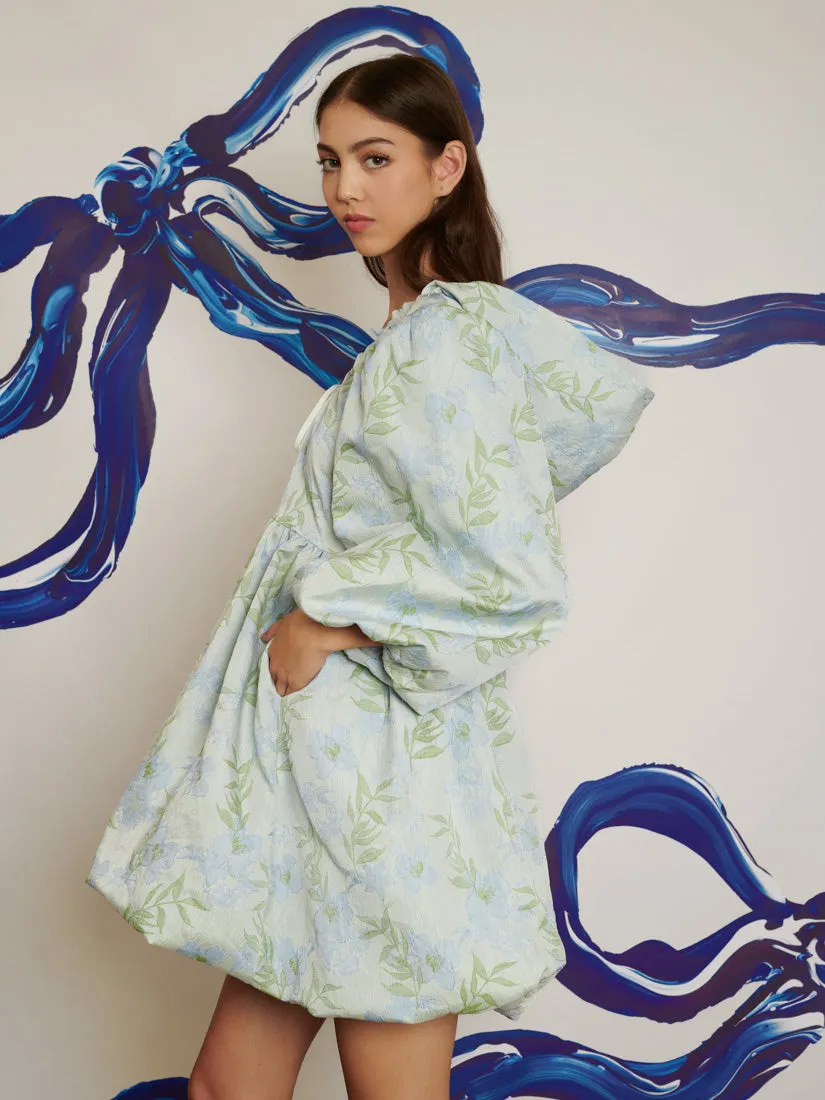 Floral Hood Bubble Hem Mini Dress sold by Sister Jane product image thumbnail 5