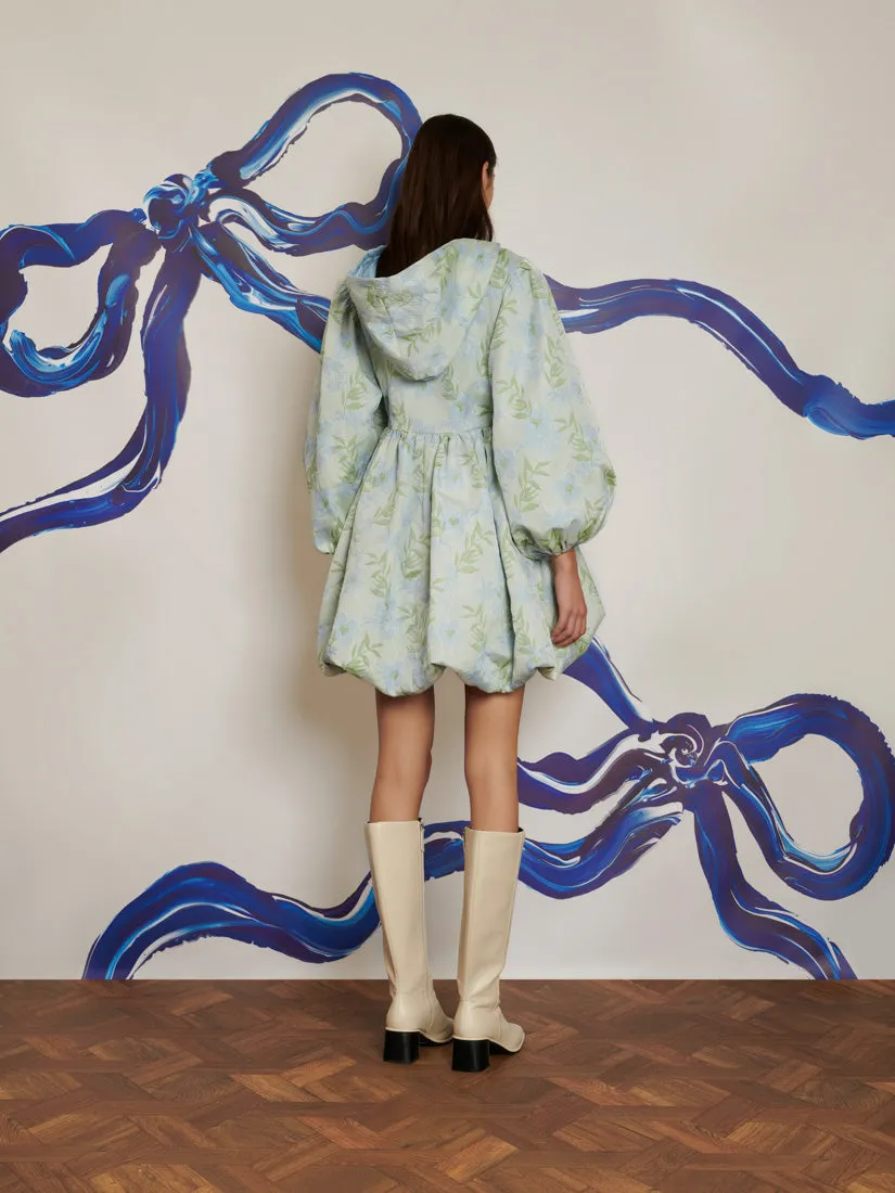 Floral Hood Bubble Hem Mini Dress sold by Sister Jane product image thumbnail 4