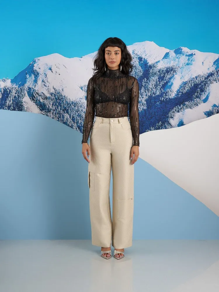 <b> Ghospell </b> Aria Mesh Top sold by Sister Jane product image thumbnail 2