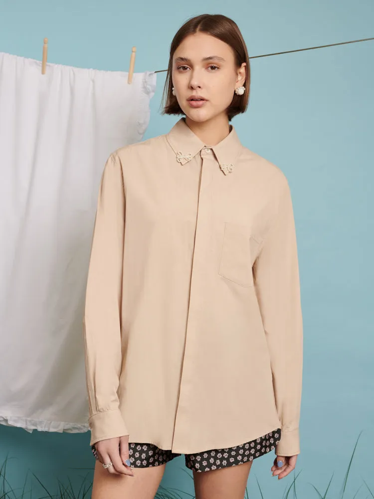 Penny Bow Embellished Shirt sold by Sister Jane product image thumbnail 3