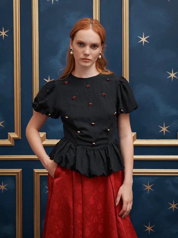 Adela Hearts Top sold by Sister Jane