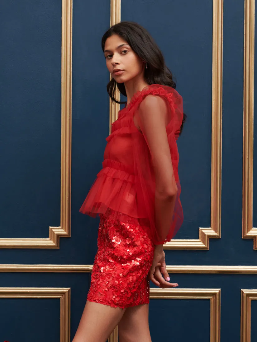 <b>DREAM</b> Palace Tulle Bow Top sold by Sister Jane product image thumbnail 2