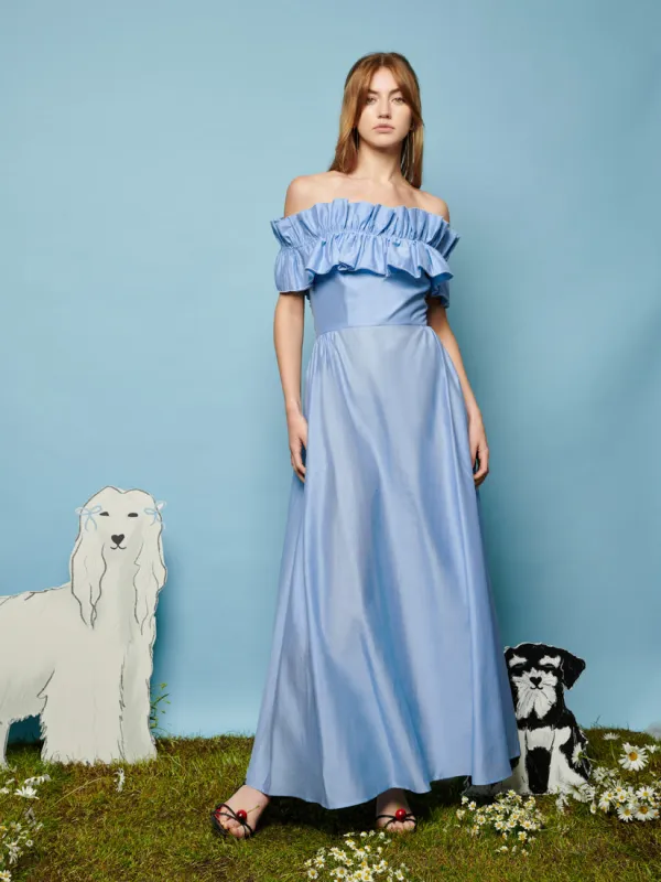 Riley Ruffle Maxi Dress sold by Sister Jane