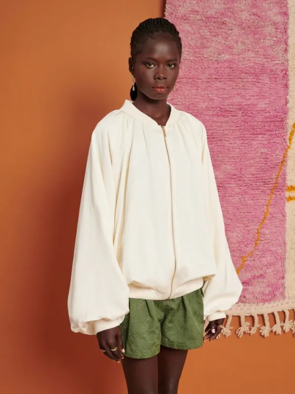 <b>Ghospell</b> Kimber Oversized Bomber Jacket sold by Sister Jane