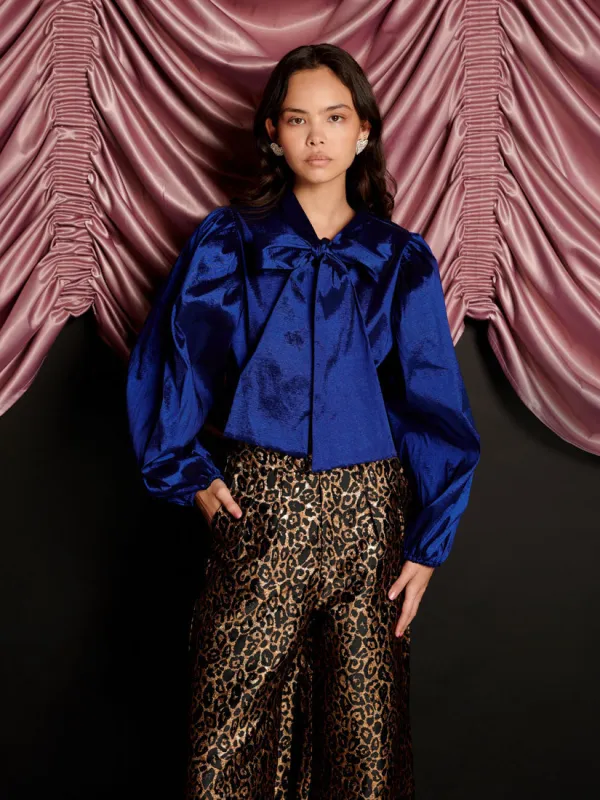 Marylin Taffeta Bow Blouse sold by Sister Jane
