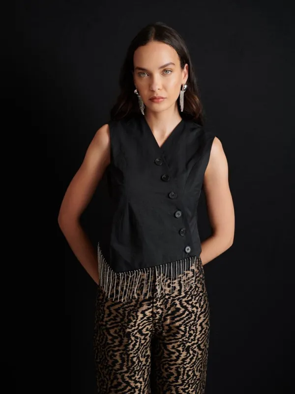 <b> Ghospell </b> Nic Wrap Top sold by Sister Jane