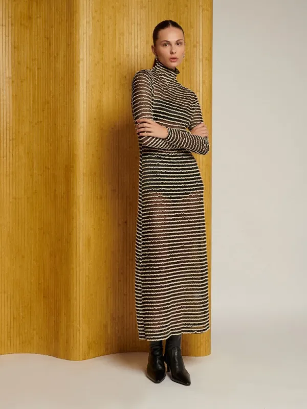 <b>Ghospell</b> Jemima Stretch Midi Dress sold by Sister Jane