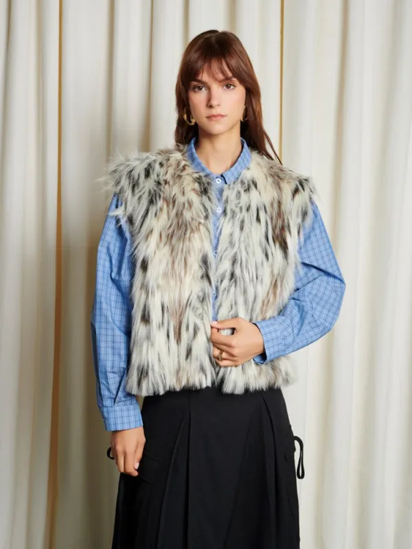 <b> Ghospell </b> Greer Faux Fur Gilet sold by Sister Jane