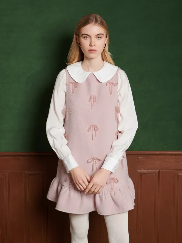 Alpine Bow Mini Dress sold by Sister Jane