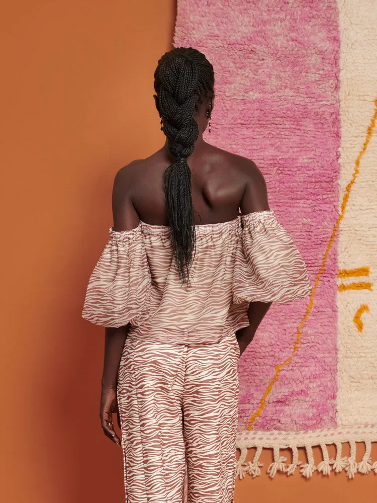 <b>Ghospell</b> Zoya Zebra Bandeau Top sold by Sister Jane product image thumbnail 4