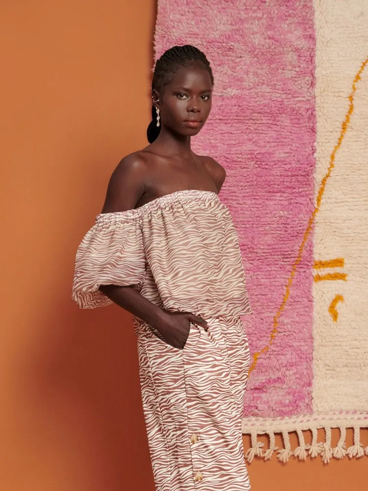 <b>Ghospell</b> Zoya Zebra Bandeau Top sold by Sister Jane product image thumbnail 3