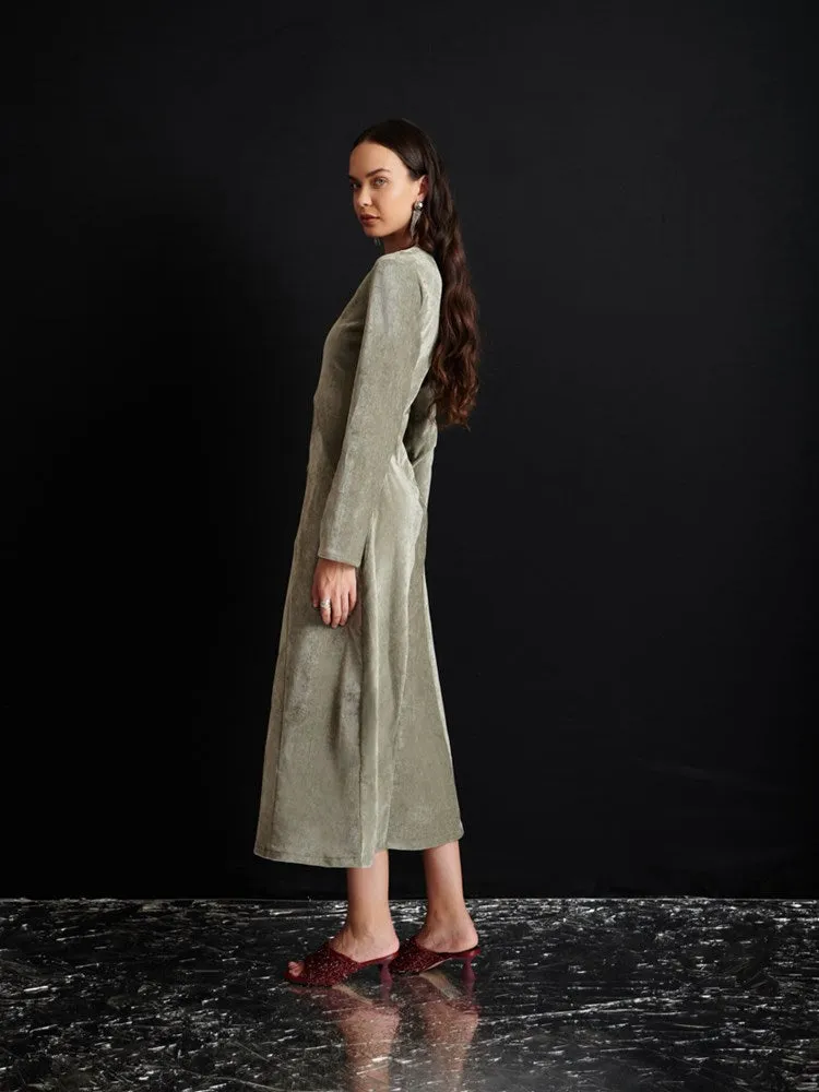 <b> Ghospell </b> Maude Velvet Midi Dress sold by Sister Jane product image thumbnail 3