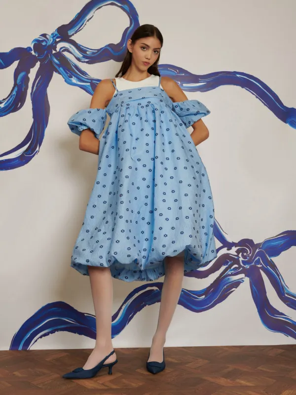 Ditsy Daisy Off Shoulders Midi Dress made by Sister Jane