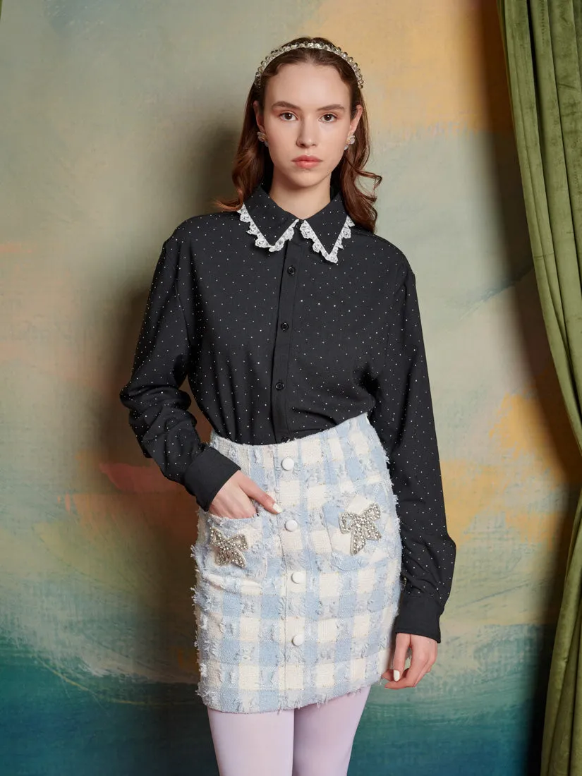 Prince Lace Trim Shirt sold by Sister Jane product image thumbnail 3