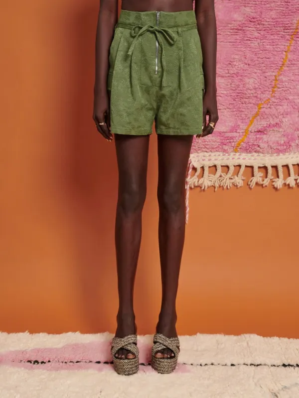 <b>Ghospell</b> Lina High-Waisted Shorts sold by Sister Jane