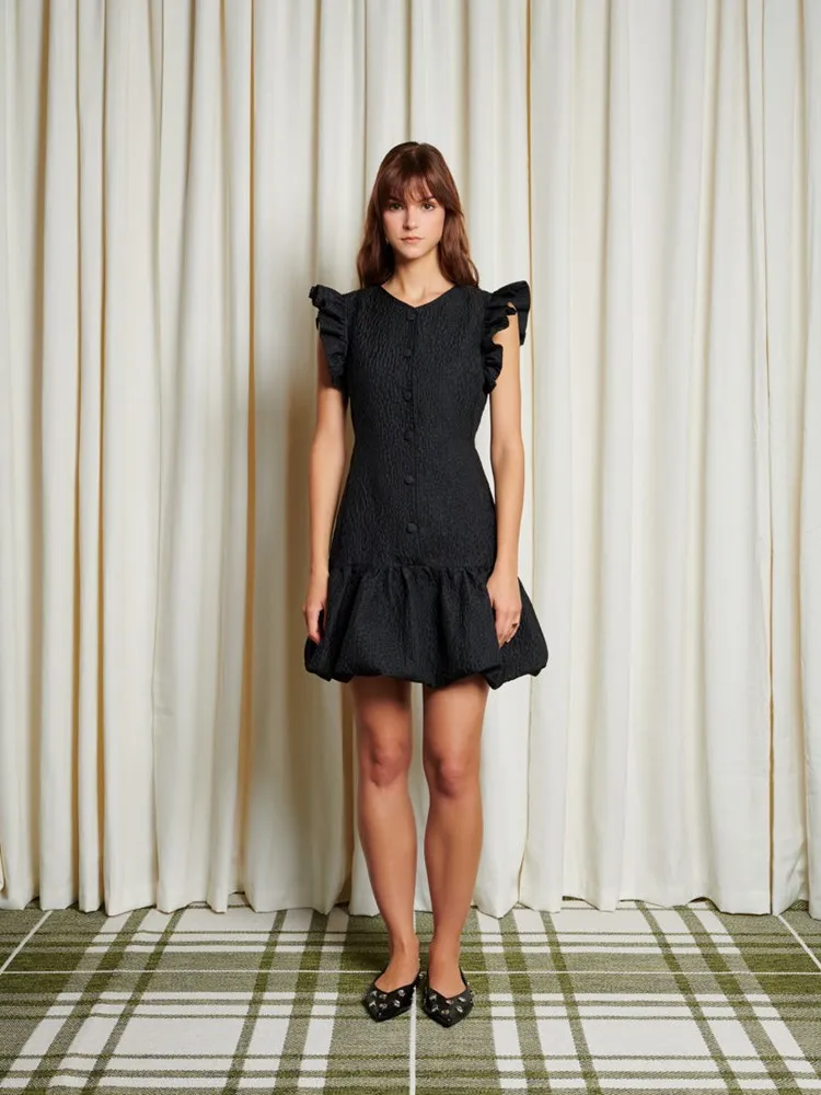 <b> Ghospell </b> Blair Jacquard Mini Dress sold by Sister Jane product image thumbnail 2