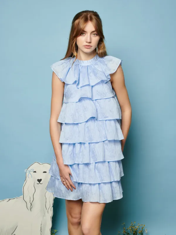 Ruby Ruffle Mini Dress sold by Sister Jane