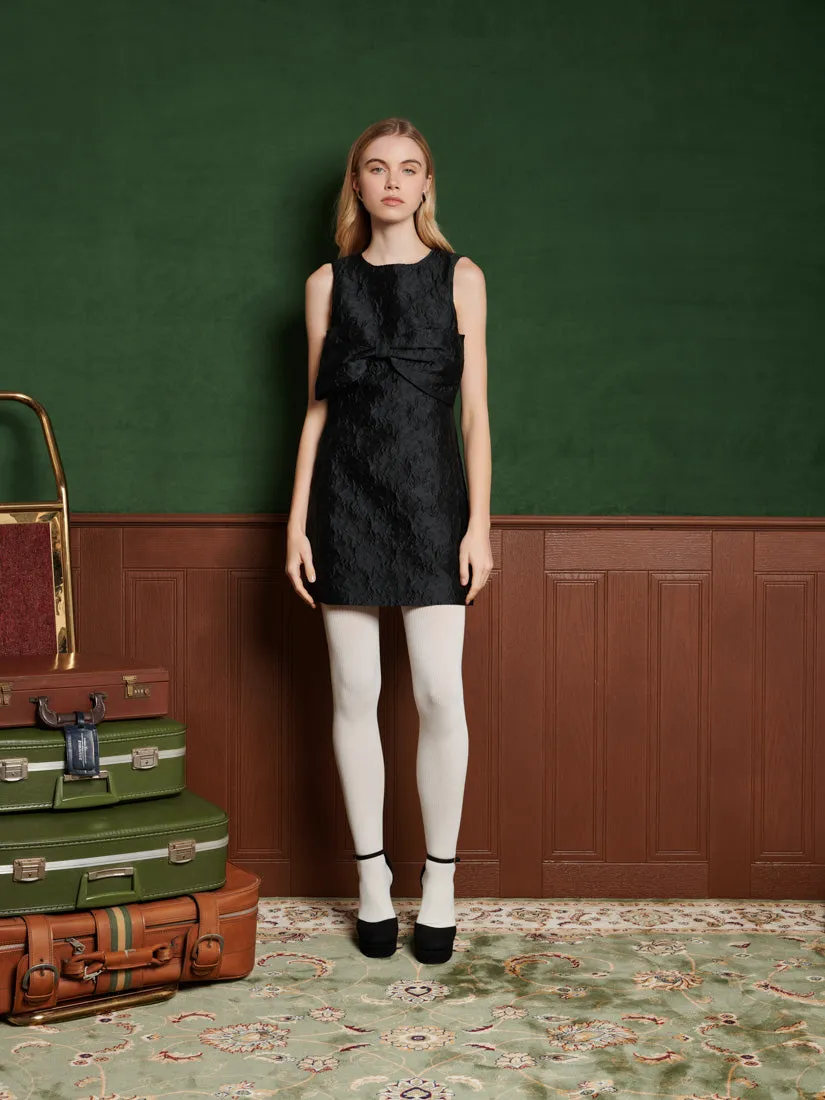 Frieze Jacquard Bow Dress sold by Sister Jane product image thumbnail 4
