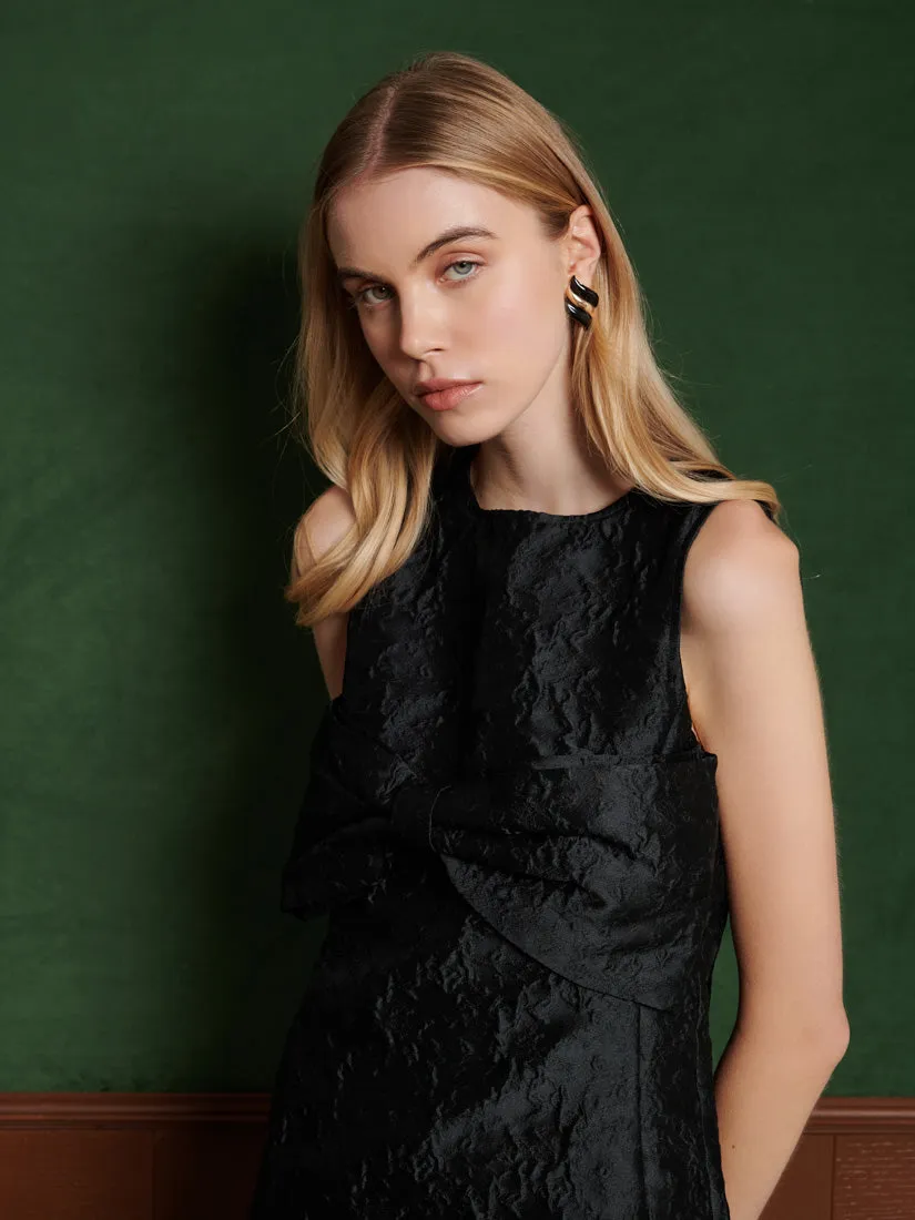 Frieze Jacquard Bow Dress sold by Sister Jane product image thumbnail 5