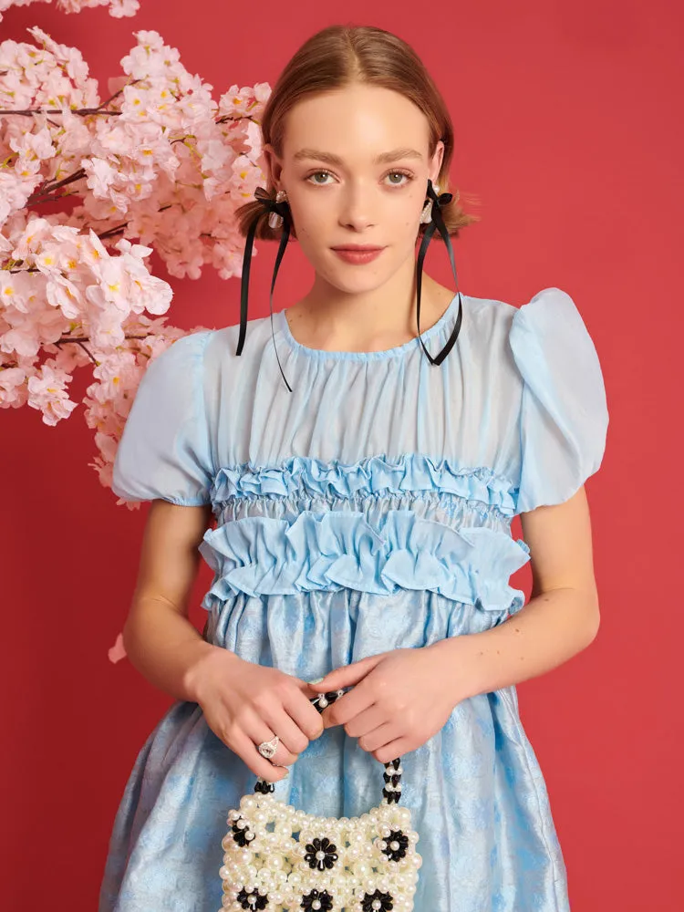 <b>DREAM</b> Brooke Organza Mini Dress sold by Sister Jane product image thumbnail 5