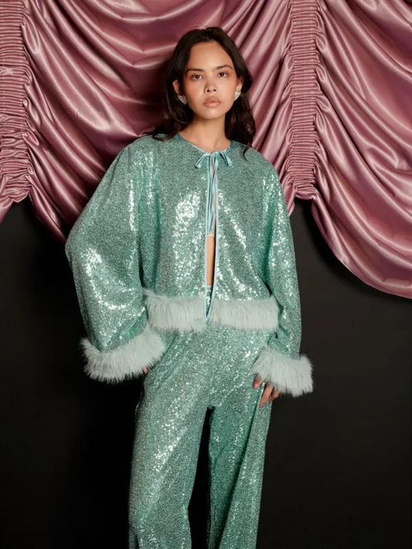 Disco Darling Sequin Top made by Sister Jane
