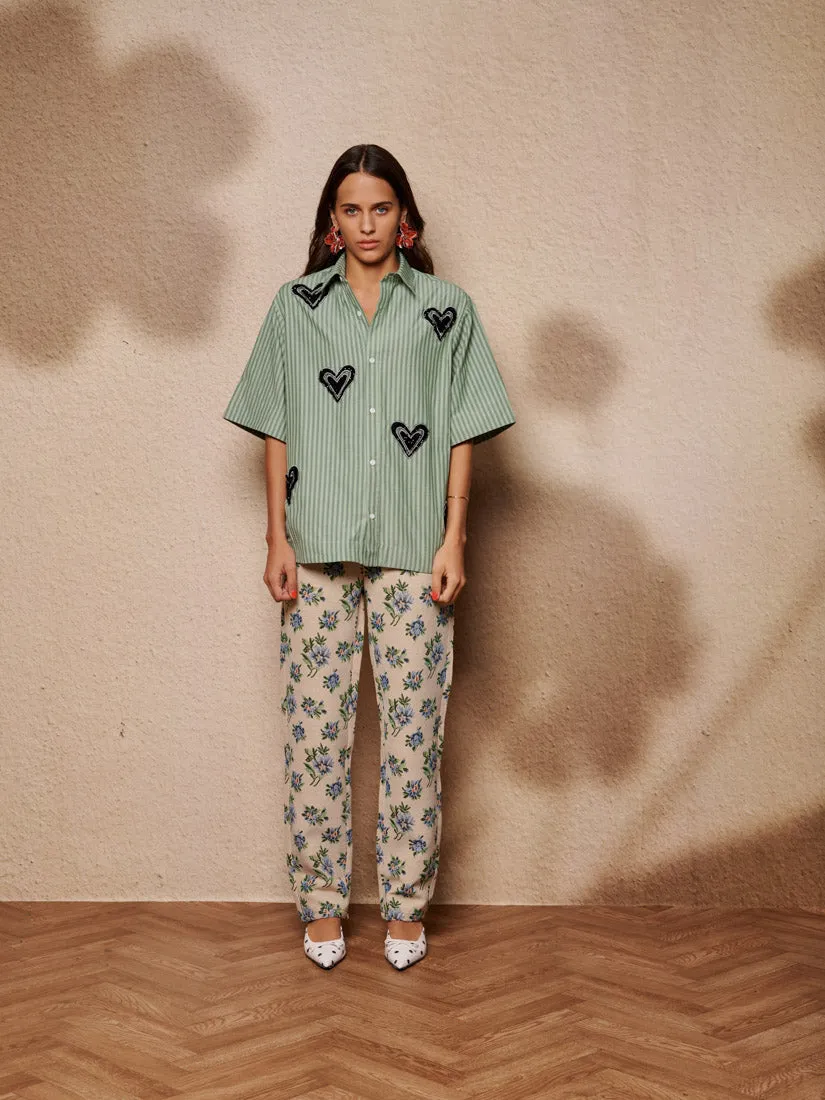 Maris Heart Embellished Boxy Shirt sold by Sister Jane product image thumbnail 4