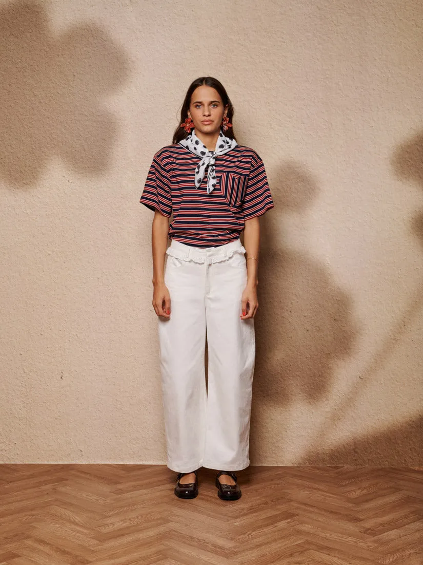 Soleil Stripe Boxy T-shirt sold by Sister Jane product image thumbnail 4