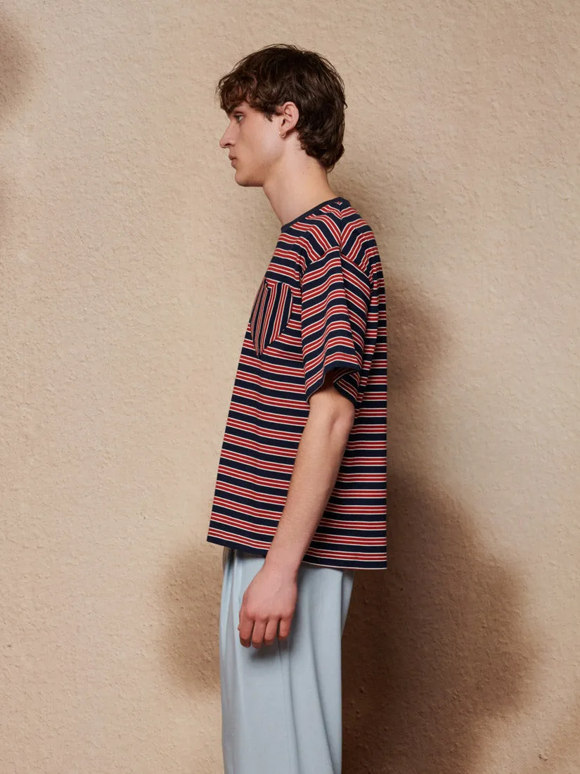 Soleil Stripe Boxy T-shirt sold by Sister Jane product image thumbnail 5