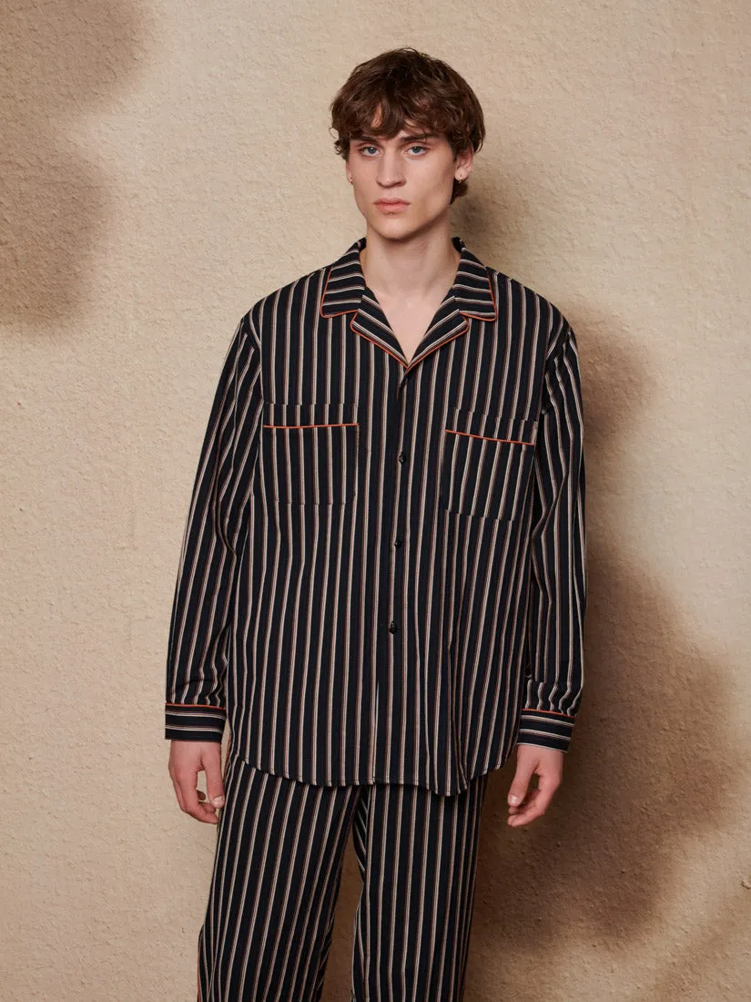 Wisp Stripe Pyjama Shirt sold by Sister Jane