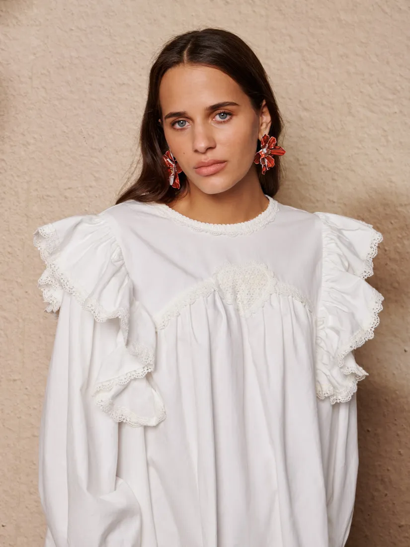 Sol Seeker Ruffle Mini Dress sold by Sister Jane product image thumbnail 5
