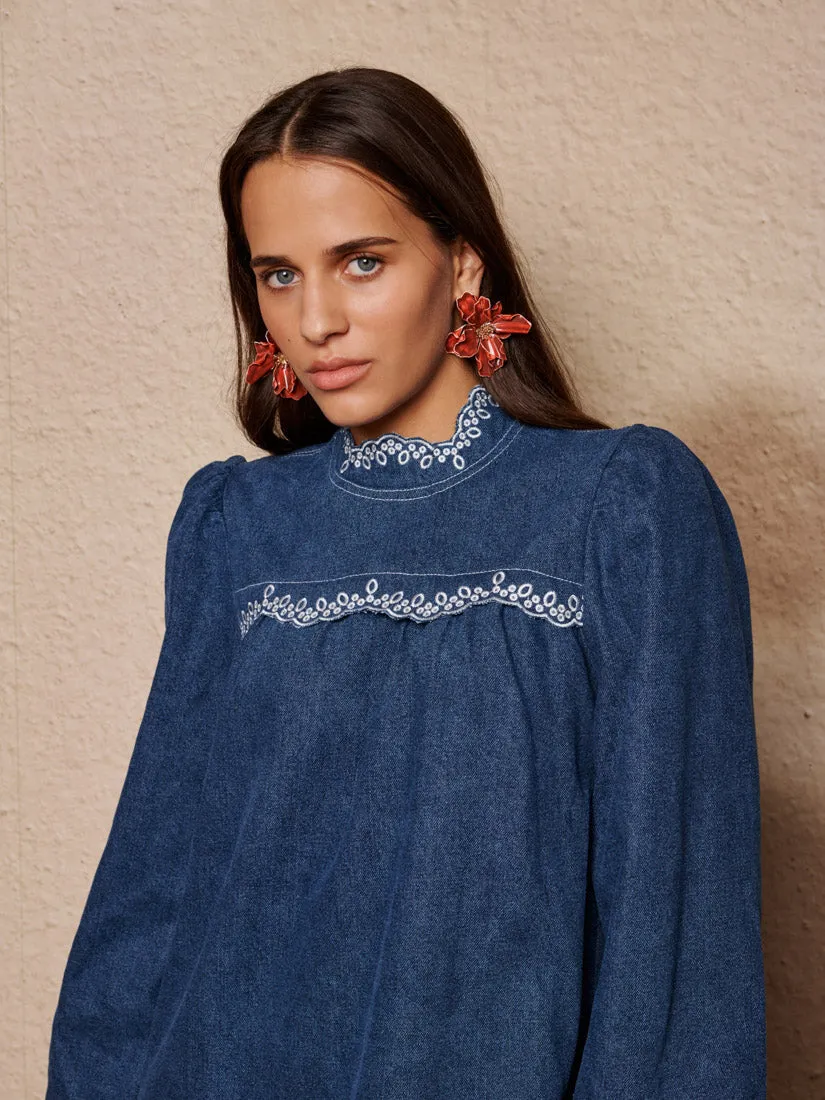 Haze Denim Mini Dress sold by Sister Jane product image thumbnail 5