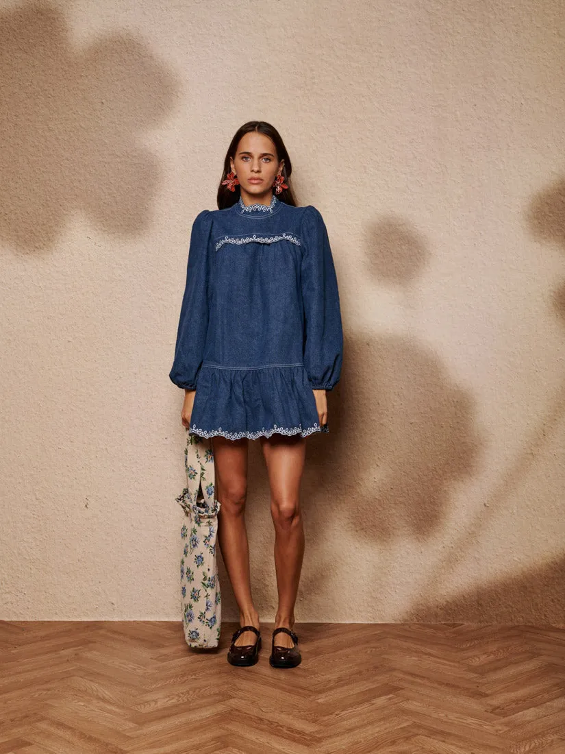 Haze Denim Mini Dress sold by Sister Jane product image thumbnail 4