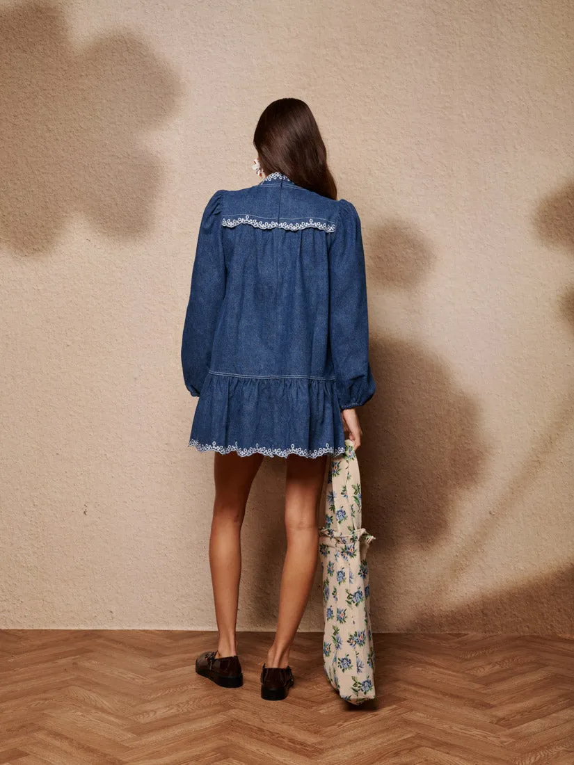 Haze Denim Mini Dress sold by Sister Jane product image thumbnail 3