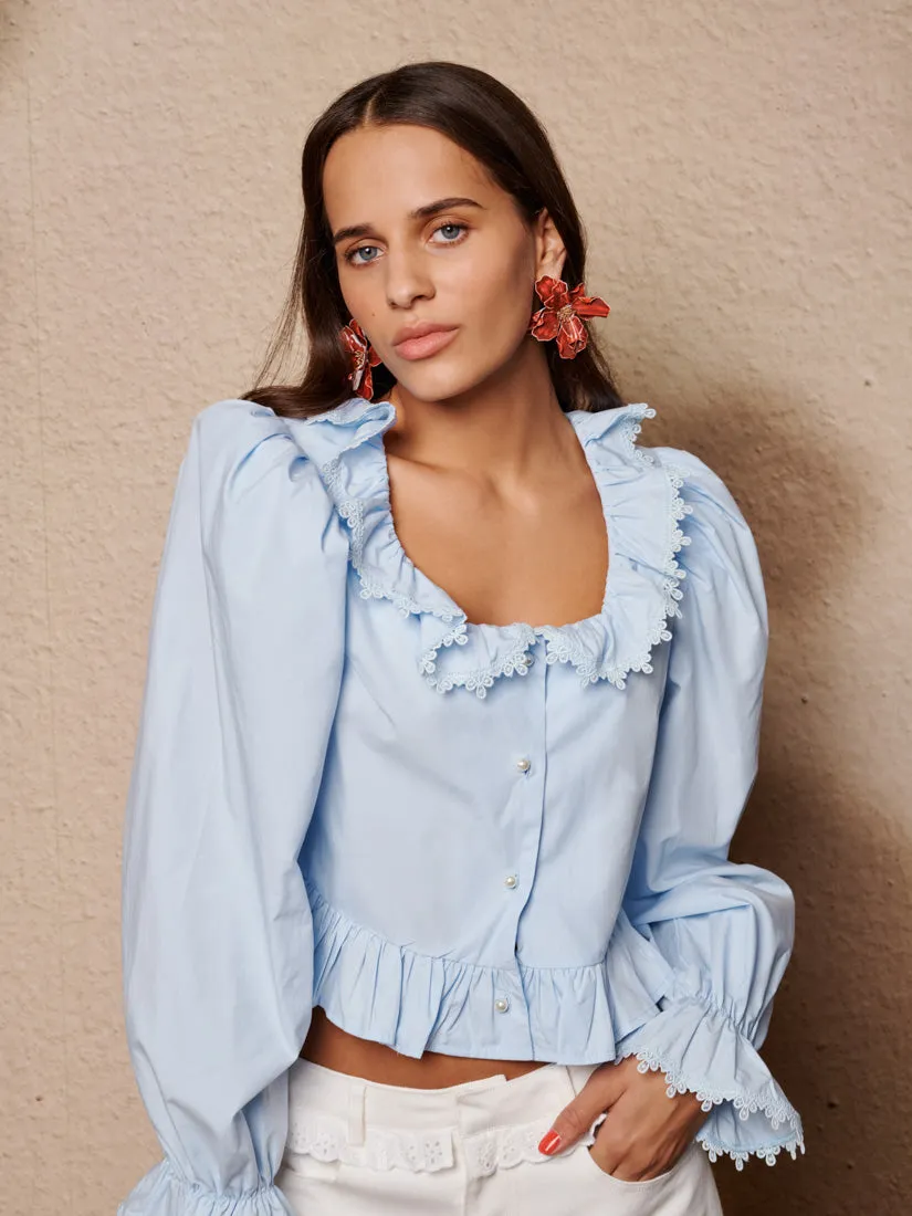 Veil Ruffle Top sold by Sister Jane product image thumbnail 5