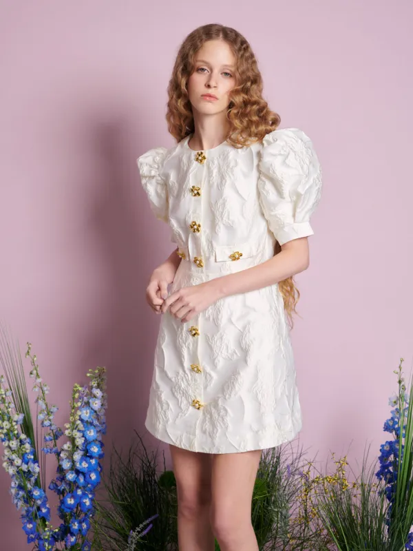 Anemone Jacquard Mini Dress sold by Sister Jane