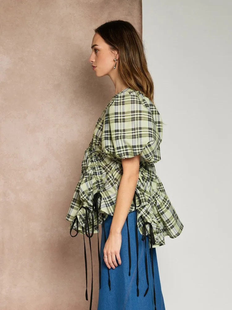 <b> Ghospell </b> Micaela Ruched Top sold by Sister Jane product image thumbnail 3