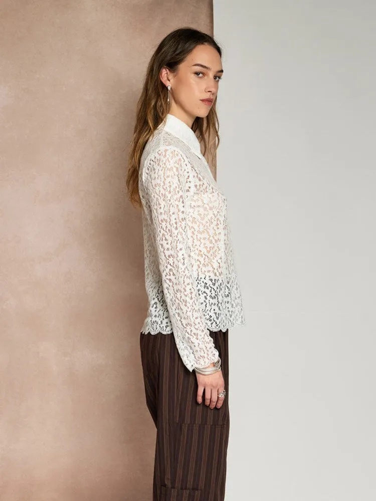 <b> Ghospell </b> Vida Lace Shirt sold by Sister Jane product image thumbnail 3