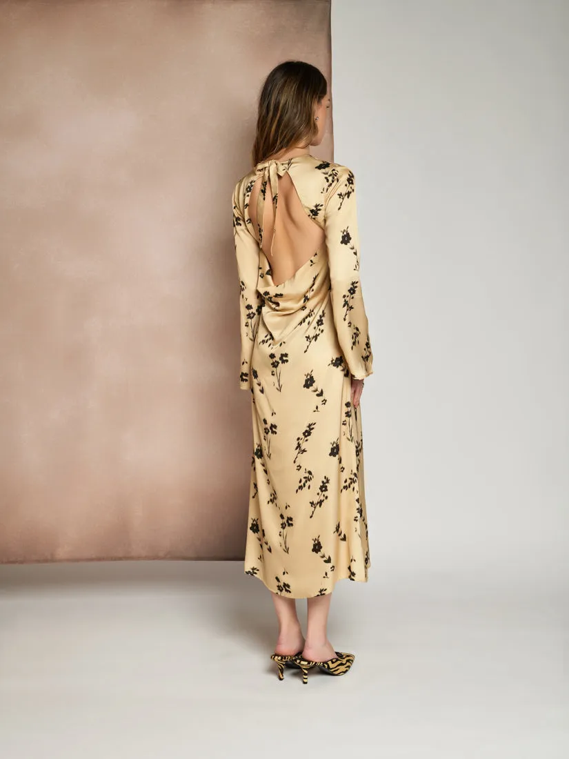 <b> Ghospell </b> Arina Floral Midi Dress sold by Sister Jane product image thumbnail 4