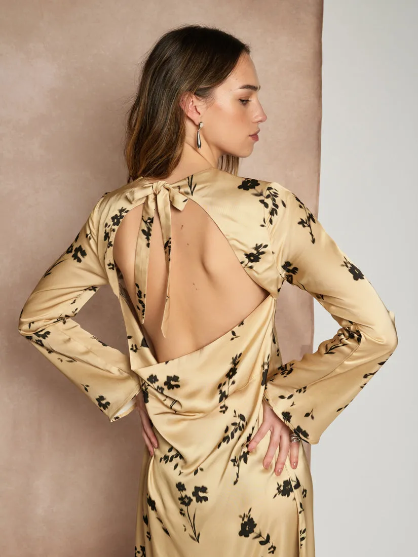 <b> Ghospell </b> Arina Floral Midi Dress sold by Sister Jane product image thumbnail 5