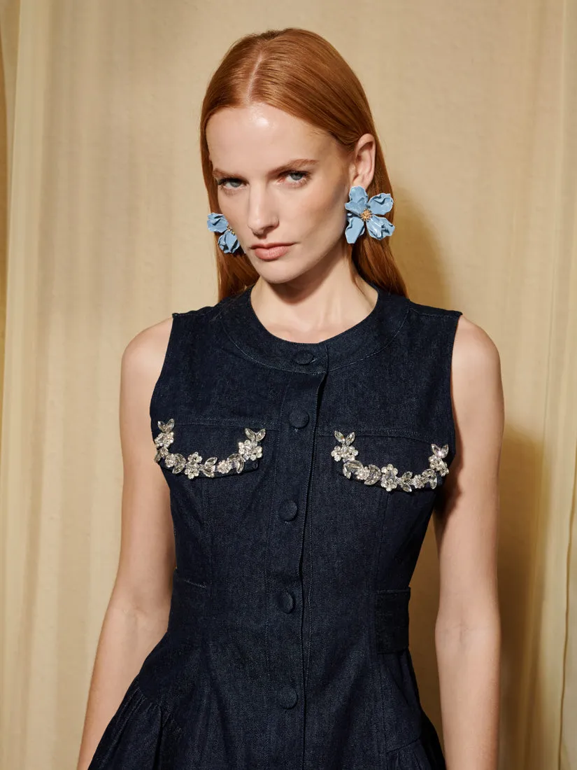 <b>DREAM</b> Brightside Denim Embellished Top sold by Sister Jane product image thumbnail 5