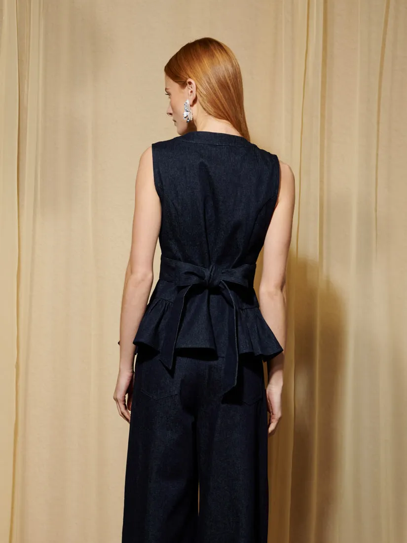 <b>DREAM</b> Brightside Denim Embellished Top sold by Sister Jane product image thumbnail 3