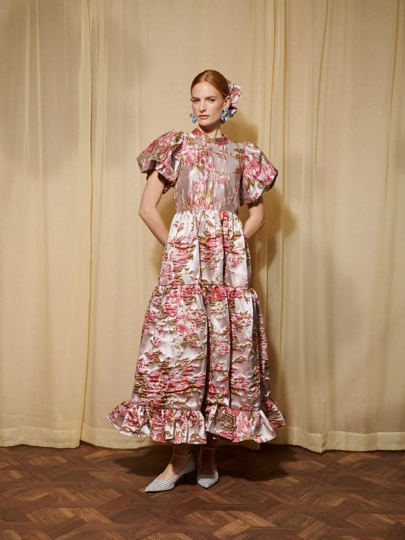 <b>DREAM</b> Almost Bloom Jacquard Maxi Dress sold by Sister Jane product image thumbnail 3