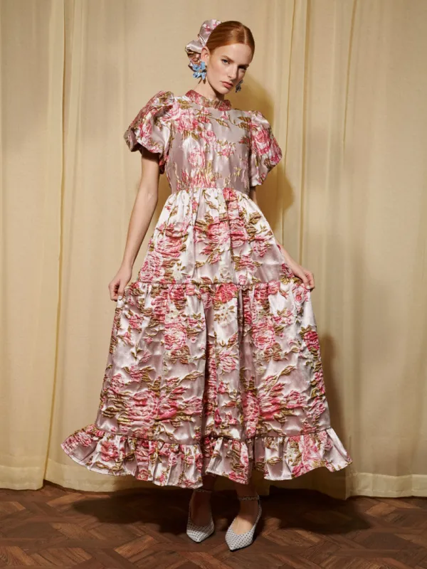 <b>DREAM</b> Almost Bloom Jacquard Maxi Dress sold by Sister Jane