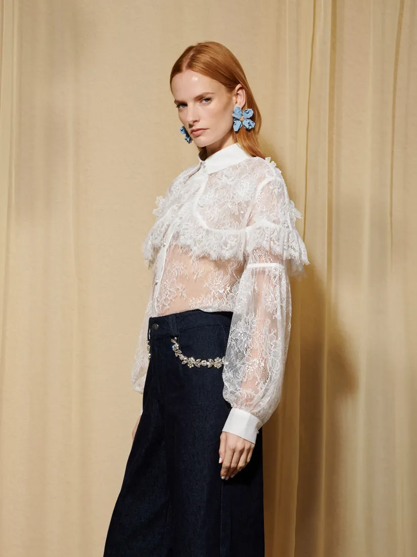 <b>DREAM</b> Promise Lace Cape Shirt sold by Sister Jane product image thumbnail 2