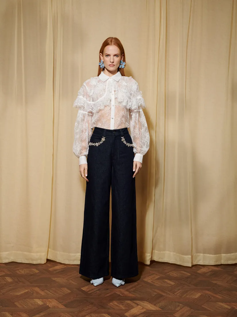 <b>DREAM</b> Promise Lace Cape Shirt sold by Sister Jane product image thumbnail 4