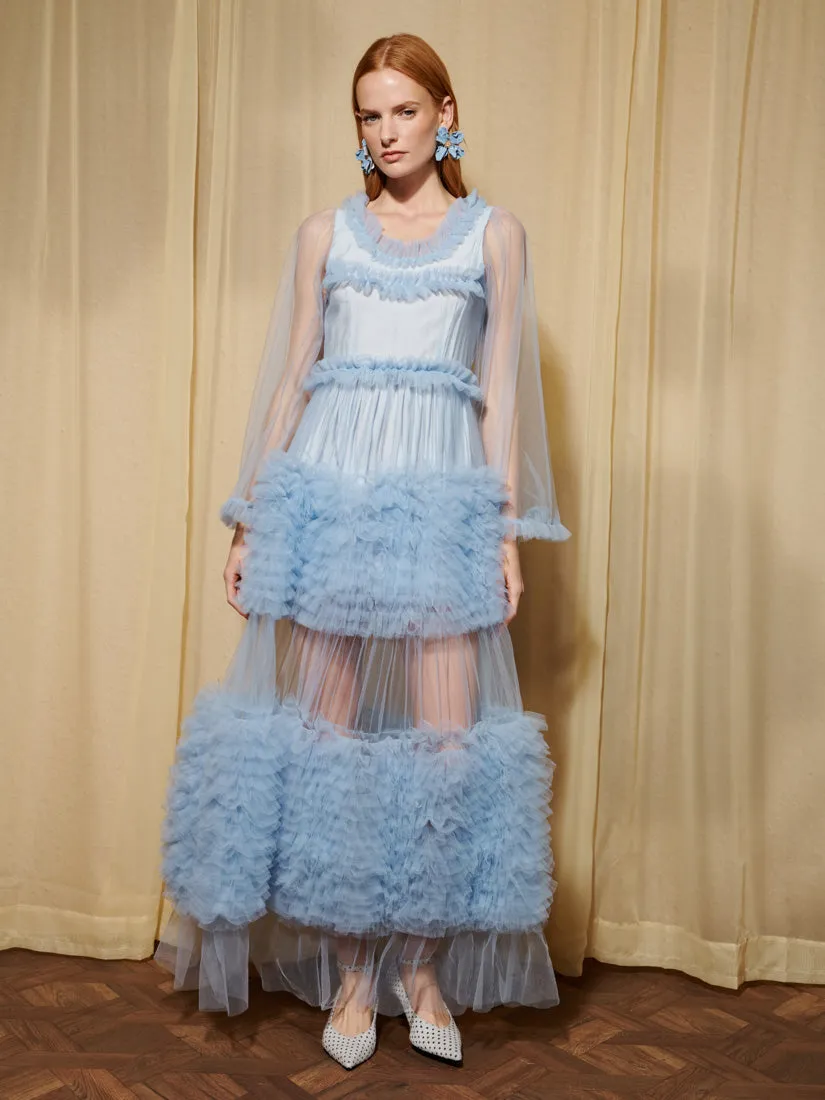 <b>DREAM</b> Halo Haze Tulle Maxi Dress sold by Sister Jane