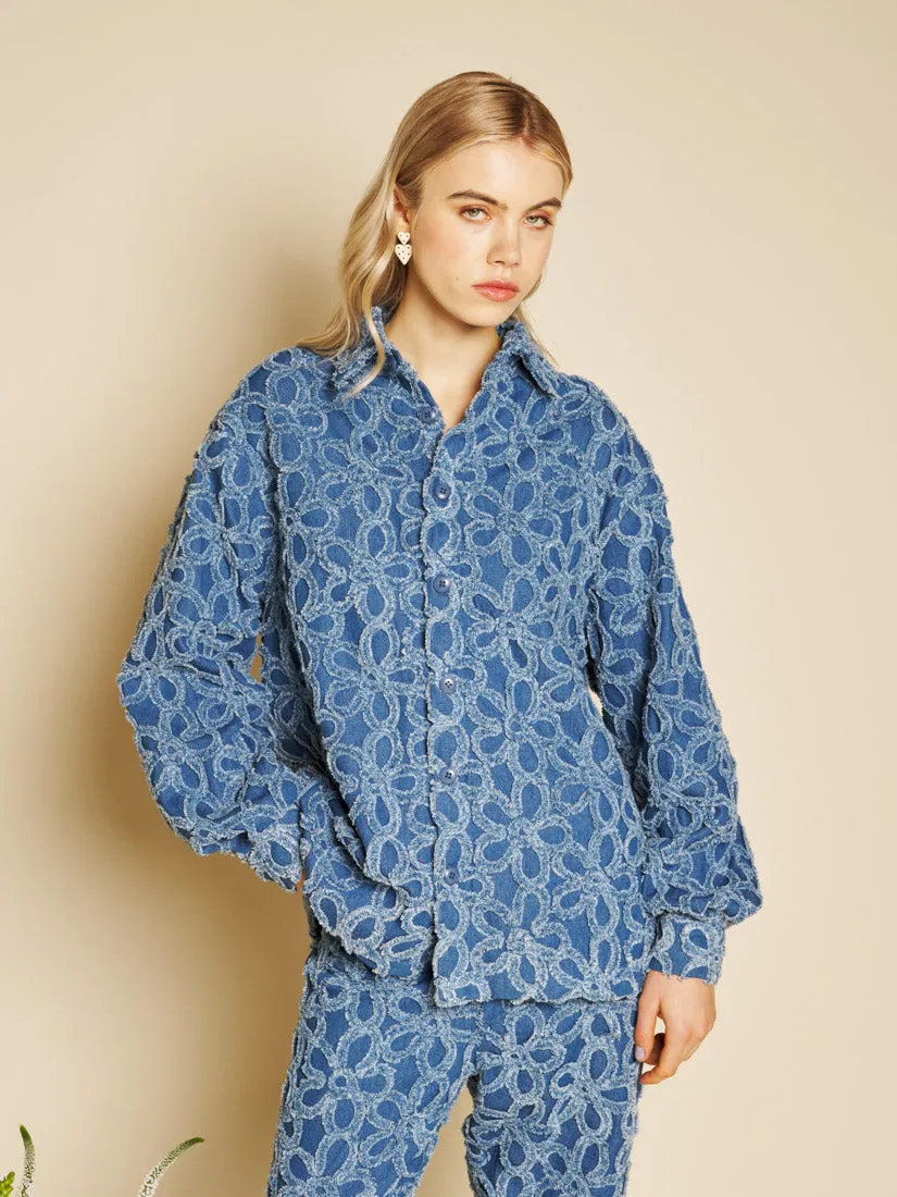 Manon Fleur Denim Shirt sold by Sister Jane product image thumbnail 3