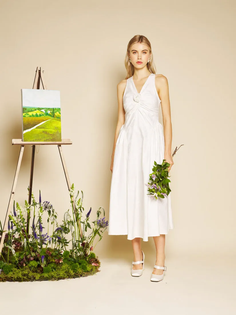 Lily Jacquard Rosette Midi Dress sold by Sister Jane product image thumbnail 4